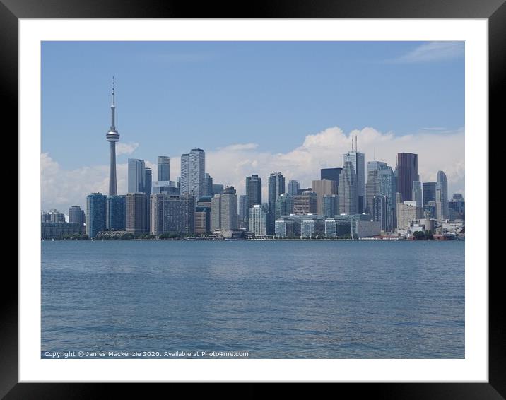 Toronto Framed Mounted Print by James Mackenzie