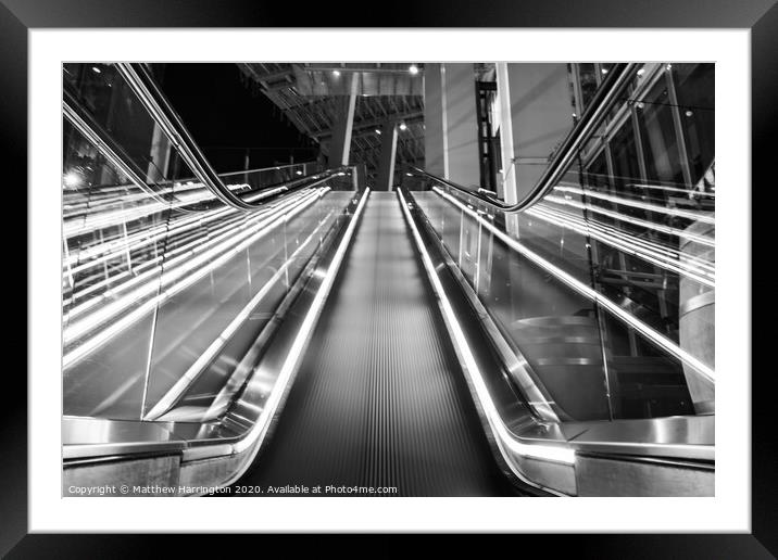 Up or Down Framed Mounted Print by Matthew Harrington