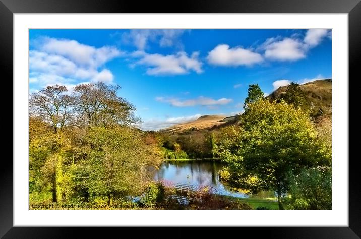 BRECON BEACONS Framed Mounted Print by Rhodri Phillips