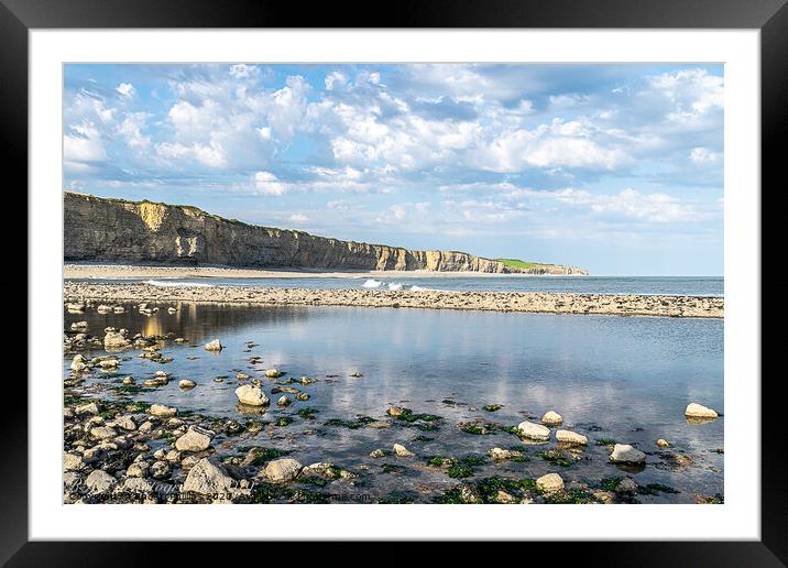 Dunraven Beach on the Heritage Coast Framed Mounted Print by Rhodri Phillips