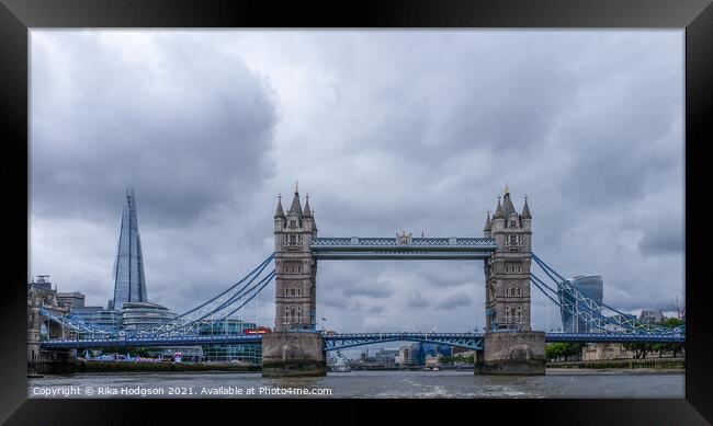 The Tower of London Bridge, London, UK Framed Print by Rika Hodgson