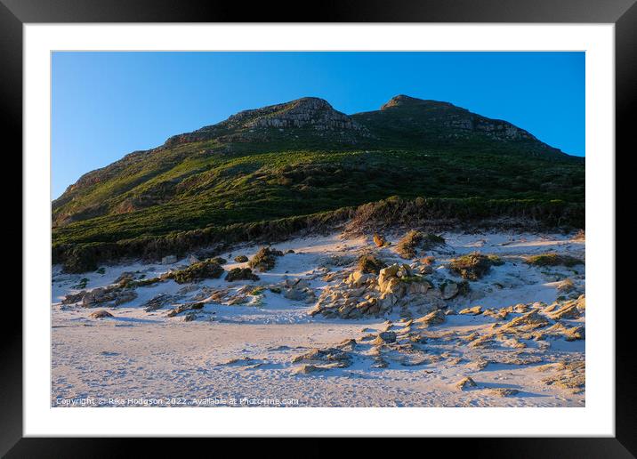 Rocks, Noordhoek Beach, Cape Town, South Africa  Framed Mounted Print by Rika Hodgson