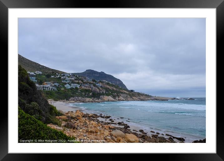 Llandudno on Atlantic Seaboard, Cape Town  Framed Mounted Print by Rika Hodgson
