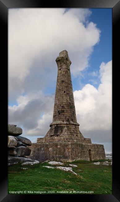 The Basset Monument, Carn Brae, Camborne Framed Print by Rika Hodgson