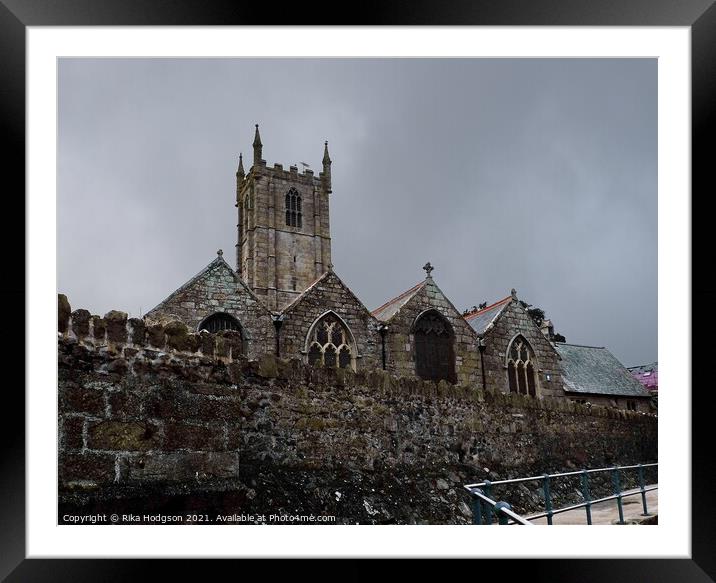 St Perish Church, St Ives, Cornwall, England Framed Mounted Print by Rika Hodgson