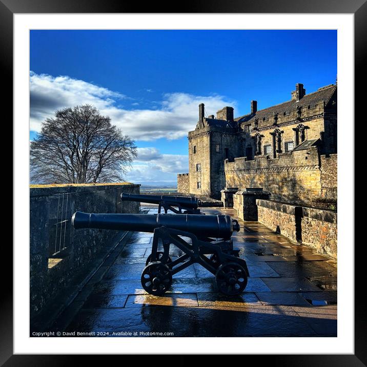 Stirling Castle Scotland Framed Mounted Print by David Bennett