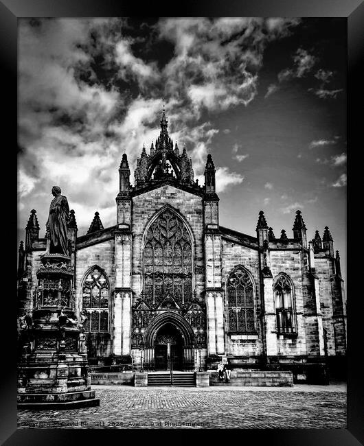 St Giles’ Cathedral Edinburgh Framed Print by David Bennett