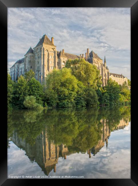 Solesmes Abbey Framed Print by Peter Louer