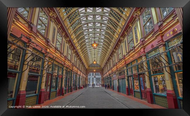 Leadenhall Market  Framed Print by Malc Lawes