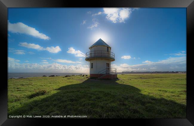 The Lookout Tower  Framed Print by Malc Lawes