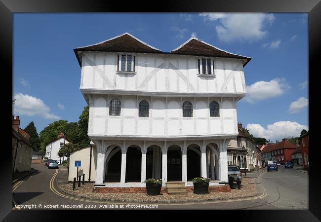Thaxted Guildhall, Essex Framed Print by Robert MacDowall