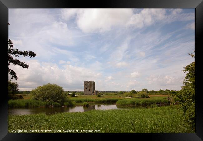 Threave Castle in Dumfries and Galloway Framed Print by Robert MacDowall
