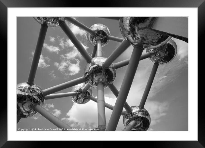 The Atomium, Brussels Framed Mounted Print by Robert MacDowall