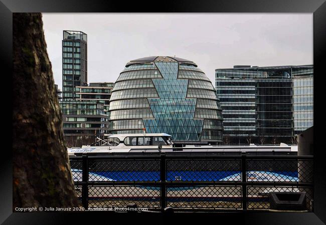 London buildings  Framed Print by Julia Janusz