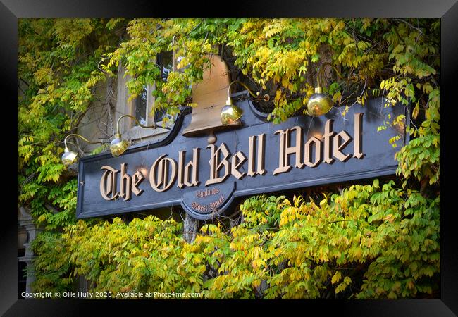 The Old Bell Hotel Malmesbury Framed Print by Ollie Hully