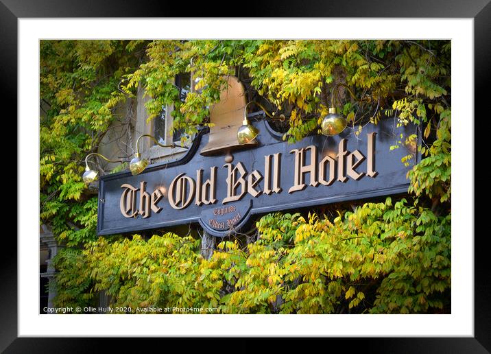 The Old Bell Hotel Malmesbury Framed Mounted Print by Ollie Hully