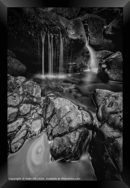 Patterns in the water Framed Print by Matt Hill