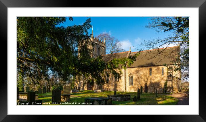 Hooton Pagnell Church Framed Mounted Print by Jason Atack