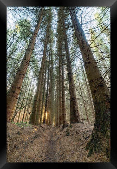 Dalby Staindale 10k route Framed Print by Kieron Middleton