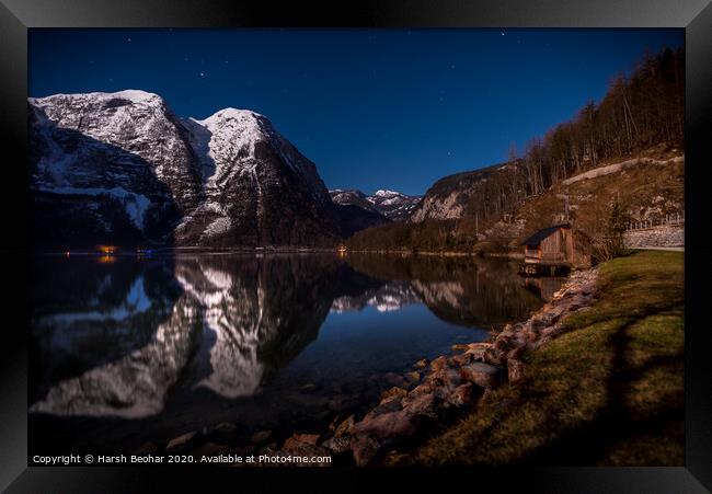 Moonlit Framed Print by Harsh Beohar