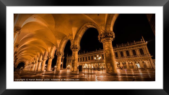 Building arch Framed Mounted Print by Harsh Beohar