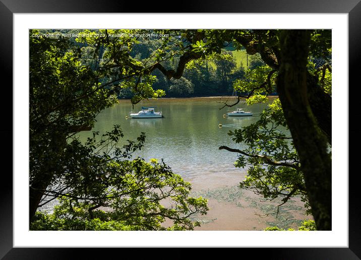 View from Malpas walk Framed Mounted Print by Paul Richards