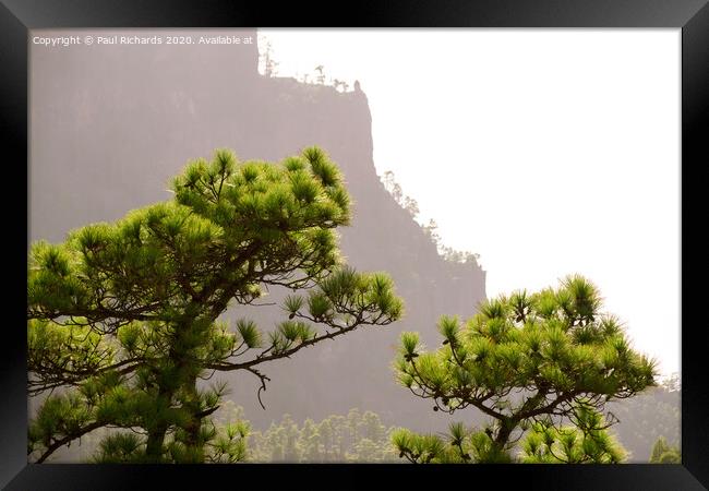 Walking in La Palma Framed Print by Paul Richards