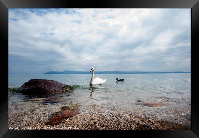 Lake Garda Italy Framed Print by Rob McAvoy