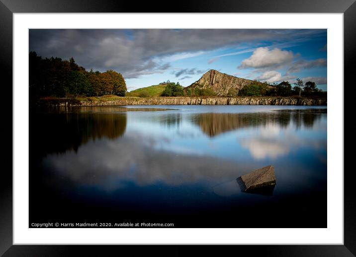 Cawfield Quarry Framed Mounted Print by Harris Maidment