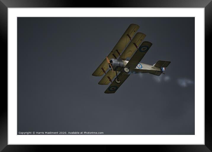Sopwith Triplane Framed Mounted Print by Harris Maidment