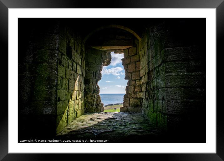 Ruined Window Framed Mounted Print by Harris Maidment