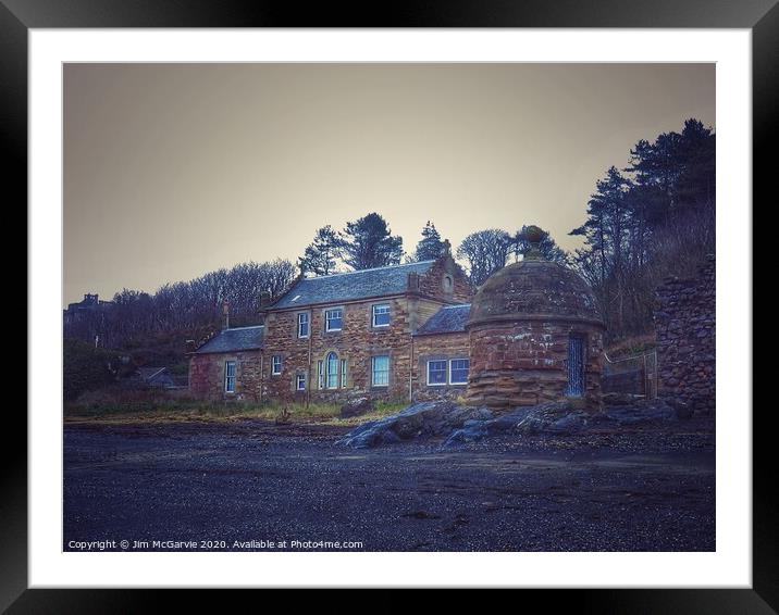 Dolphin House Framed Mounted Print by Jim McGarvie