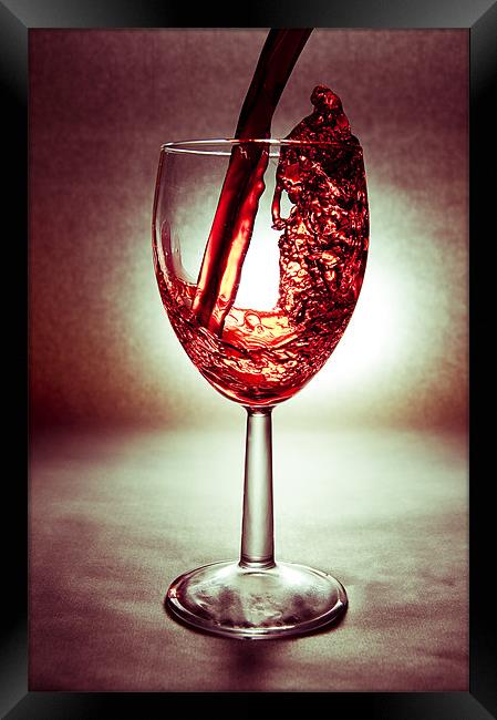 How Do you like your wine? Framed Print by mike fendt