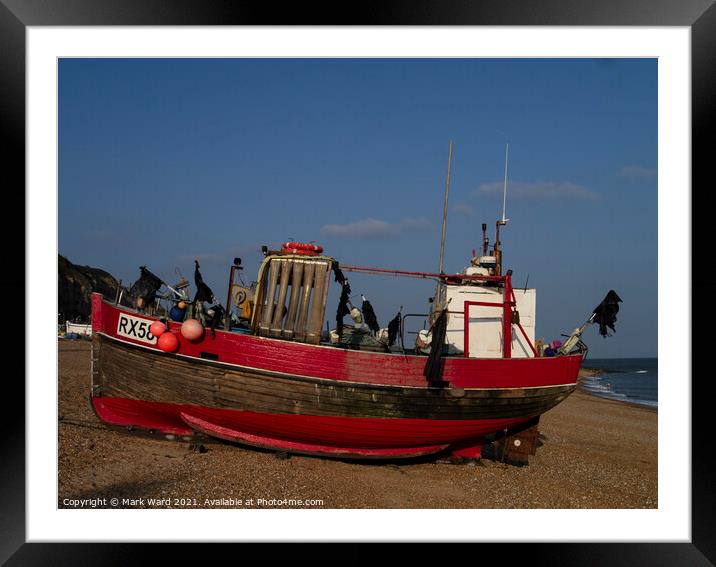 Ready for the next Catch. Framed Mounted Print by Mark Ward