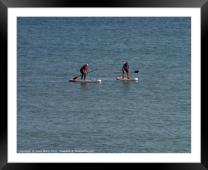 SUPer Lovely Splashing Framed Mounted Print by Mark Ward