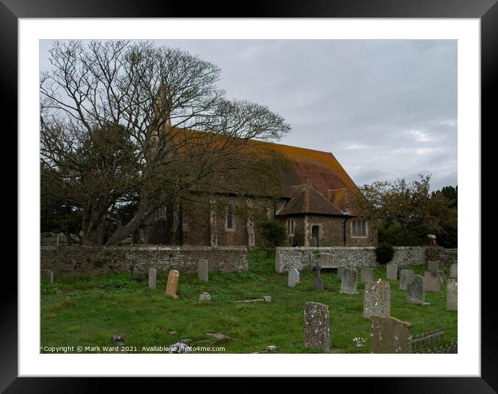 The Parish Church of St Mary, Rye. Framed Mounted Print by Mark Ward