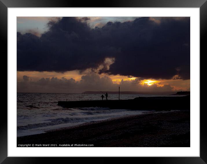 Father and Son. Framed Mounted Print by Mark Ward