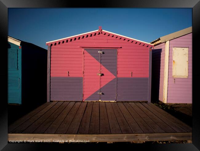 Beachhut Fashion. Framed Print by Mark Ward