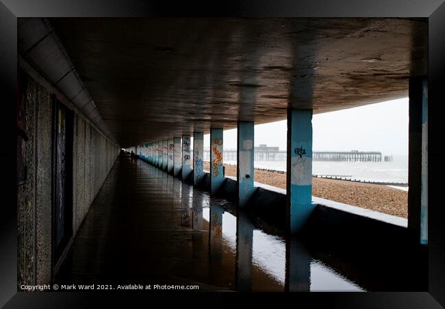 Hastings Bottle Alley Framed Print by Mark Ward