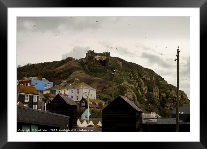 A Classic View of Old Hastings. Framed Mounted Print by Mark Ward