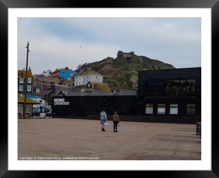 Hastings. History and Arts.  Framed Mounted Print by Mark Ward