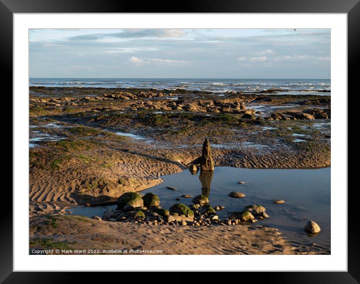 Rockpools to Dream into. Framed Mounted Print by Mark Ward