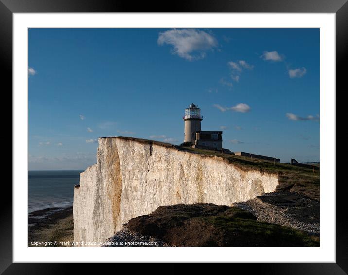 The Belle Tout Lighthouse, Eastbourne. Framed Mounted Print by Mark Ward