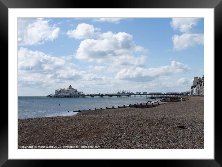 Eastbourne Pier in March Framed Mounted Print by Mark Ward