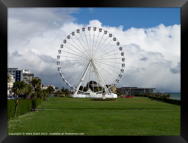 Here comes the Summer in Eastbourne Framed Print by Mark Ward