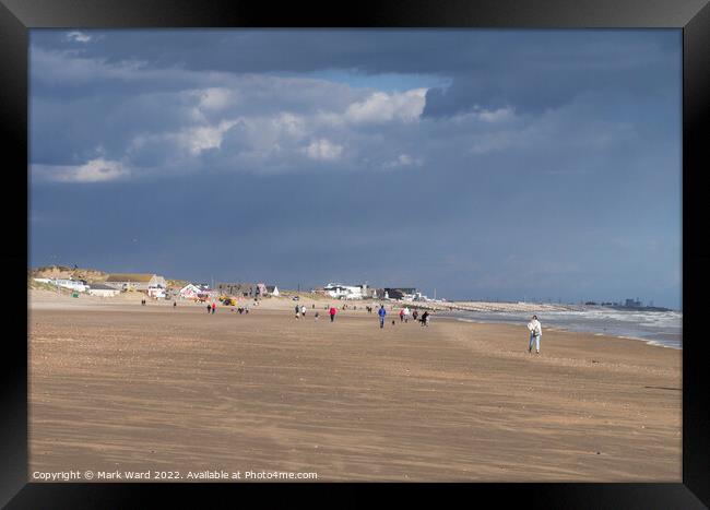 Camber in the Cold. Framed Print by Mark Ward