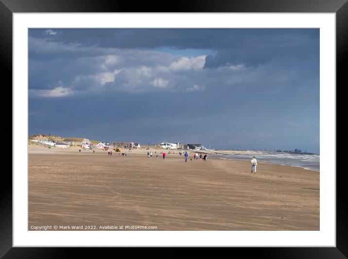 Camber in the Cold. Framed Mounted Print by Mark Ward