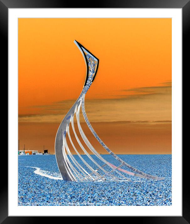 The Landing in Digital Framed Mounted Print by Mark Ward