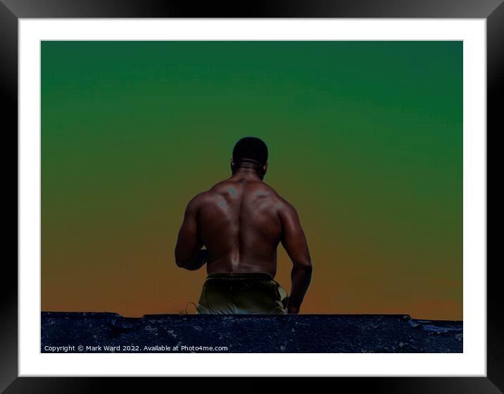 Muscle Framed Mounted Print by Mark Ward