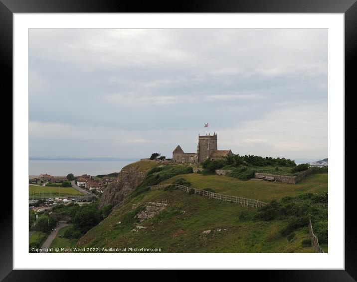 Church on the Hill. Framed Mounted Print by Mark Ward